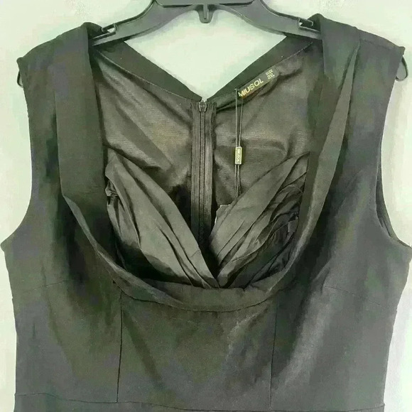 Miusol Retro A-line black dress size 2xl NWT - Picture 3 of 10